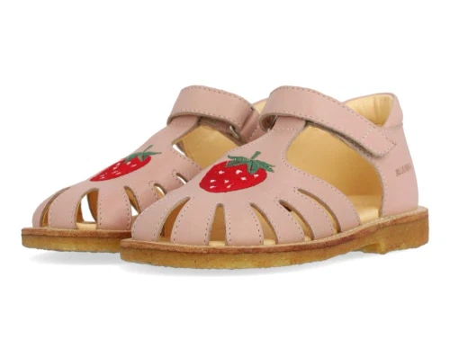 Angulus sandal rosa med jordbær 